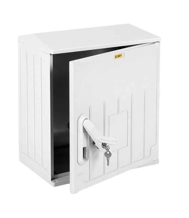 Электротехнический шкаф полиэстеровый IP54 антивандальный (В400*Ш250*Г250) EPV c одной дверью от ЦМО