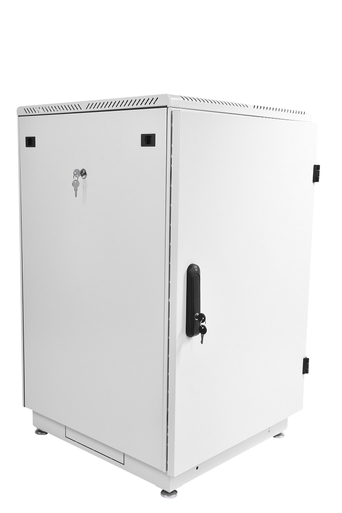 Шкаф телекоммуникационный напольный 18U (600 × 600) дверь металл от ЦМО