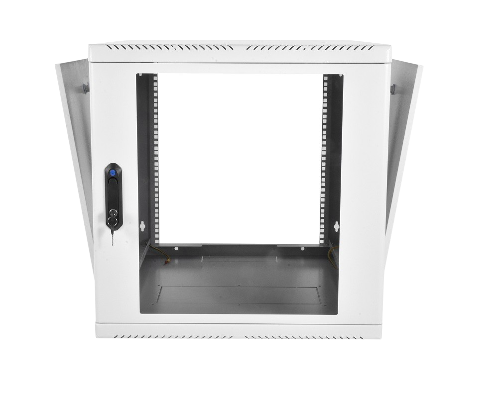 Шкаф телекоммуникационный настенный разборный 12U (600 × 650), съемные стенки, дверь стекло от ЦМО