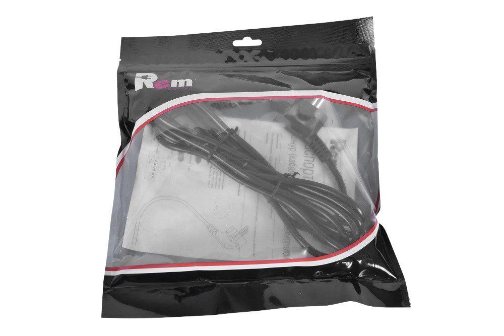 Шнур питания с заземлением IEC 60320 C13/Schuko, 10 А / 250 В (3 × 1,0), длина 1,8 м от ЦМО