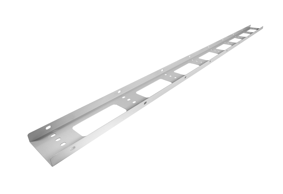  Вертикальный кабельный органайзер для стойки внешний с окнами, ширина 95мм 33U от ЦМО