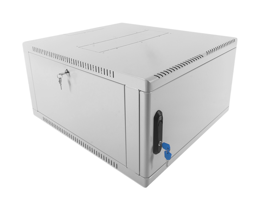 Шкаф телекоммуникационный настенный сварной 6U (600 × 360) съёмные стенки, дверь металл