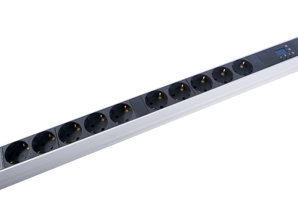 Верт блок розеток Rem-2MC, монит, измер, 1×32А, авт, 20S, 1420мм, шнур 3м IEC309