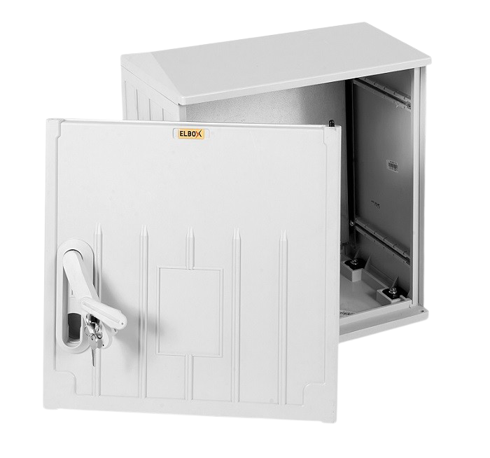 Электротехнический шкаф полиэстеровый IP54 антивандальный (В400*Ш400*Г250) EPV c одной дверью от ЦМО