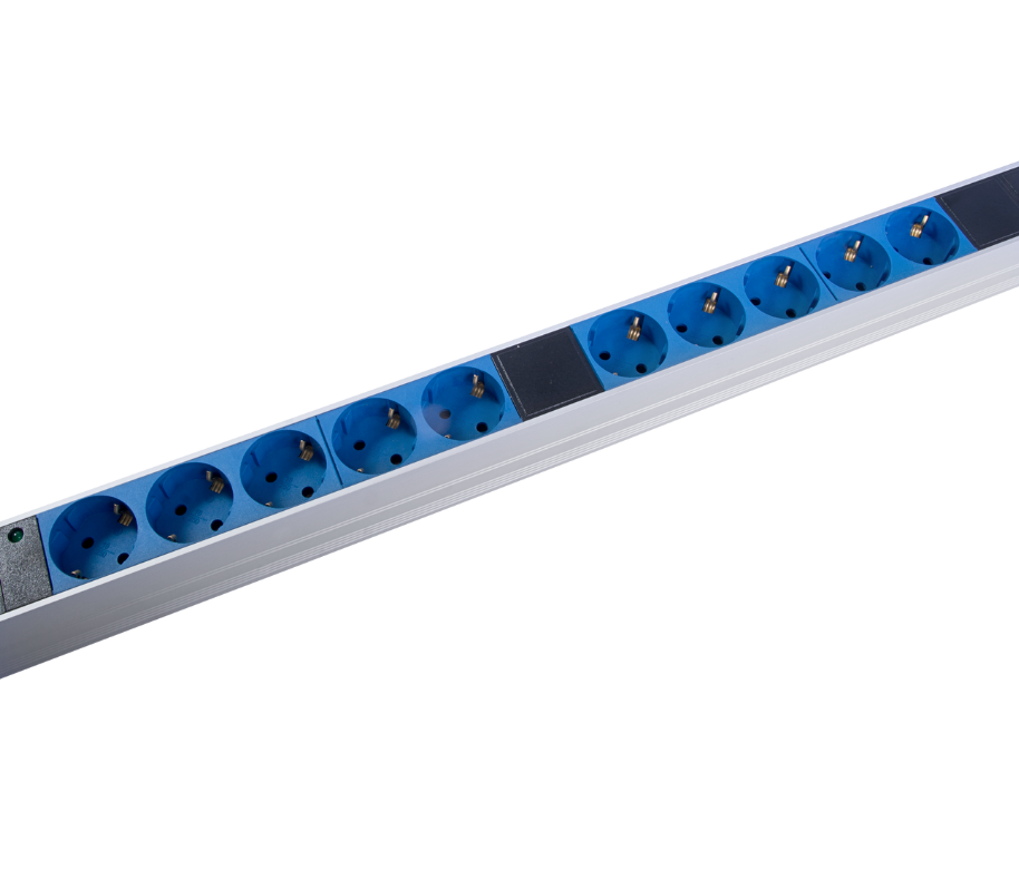 Верт блок розеток Rem-3x16, 3×16A, инд, 30S, 1820мм, шнур 3м IEC309