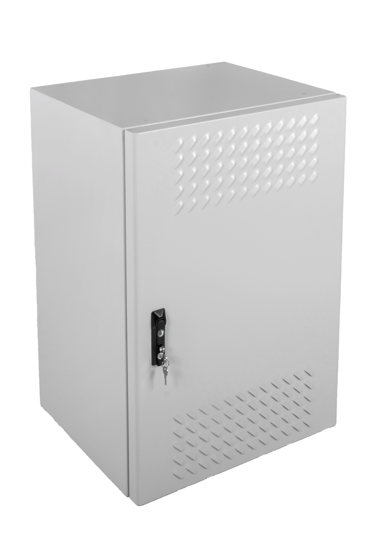 Шкаф уличный всепогодный настенный укомпл. 18U (Ш600 × Г300), нерж. сталь, комплектация Т1-IP54/55 от ЦМО
