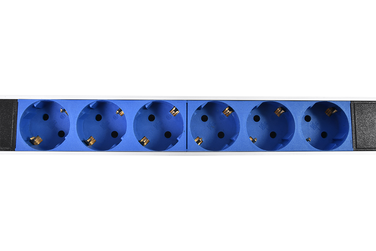 Верт блок розеток Rem-2MC, монит, измер, 1×32А, авт, 24S, 1820мм, шнур 3м IEC309