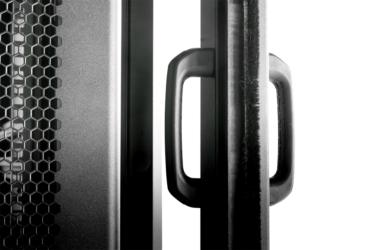 Двери двухрядного коридора поликарбонат сдвижные 48U для шкафов серии ШТК-СП-48.×.×