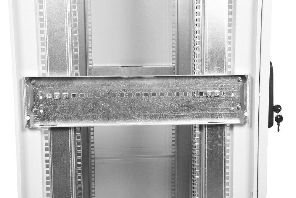 Шкаф телекоммуникационный напольный 42U (600 × 1000) дверь стекло от ЦМО