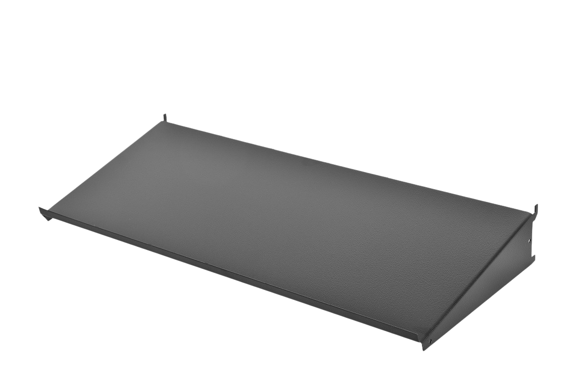 Полка для стойки клавиатурная навесная, глубина 200 мм, цвет черный от ЦМО