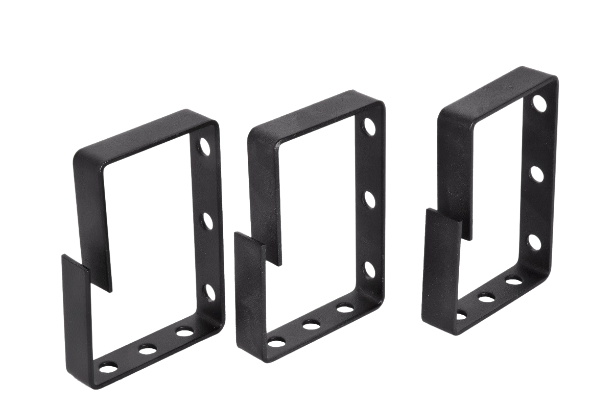  Органайзер кабельный одинарный 90 × 65 мм, цвет черный от ЦМО