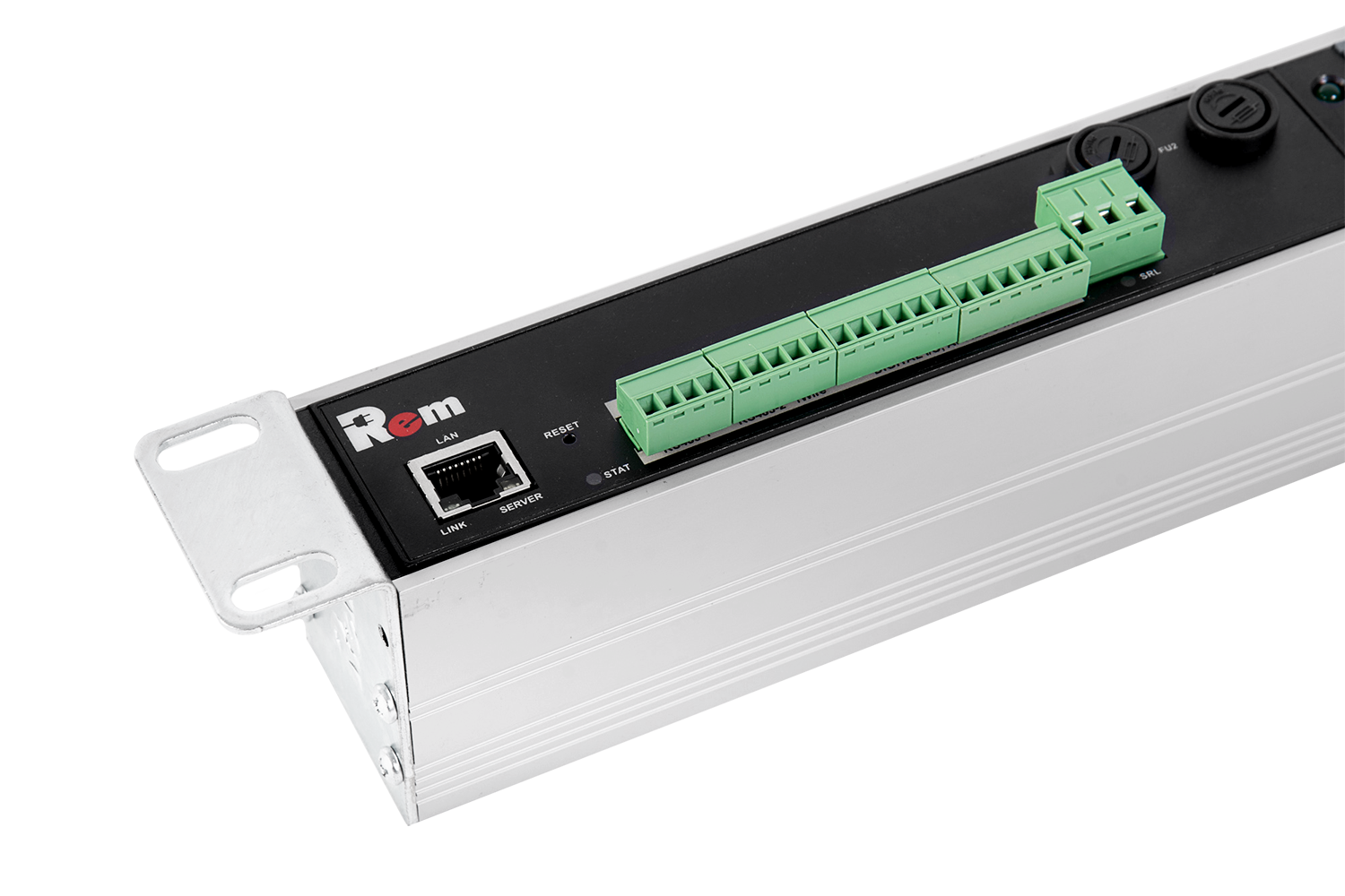 Упр. блок розеток с монит. Rem-MC1 2 S, 2 С19, 32A, алюм., 19", колодка от ЦМО
