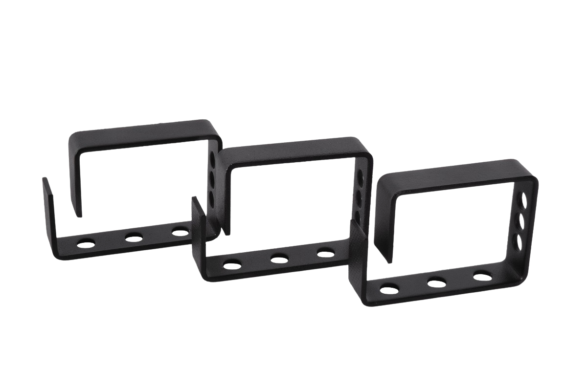  Органайзер кабельный одинарный 65 × 45 мм, цвет черный от ЦМО