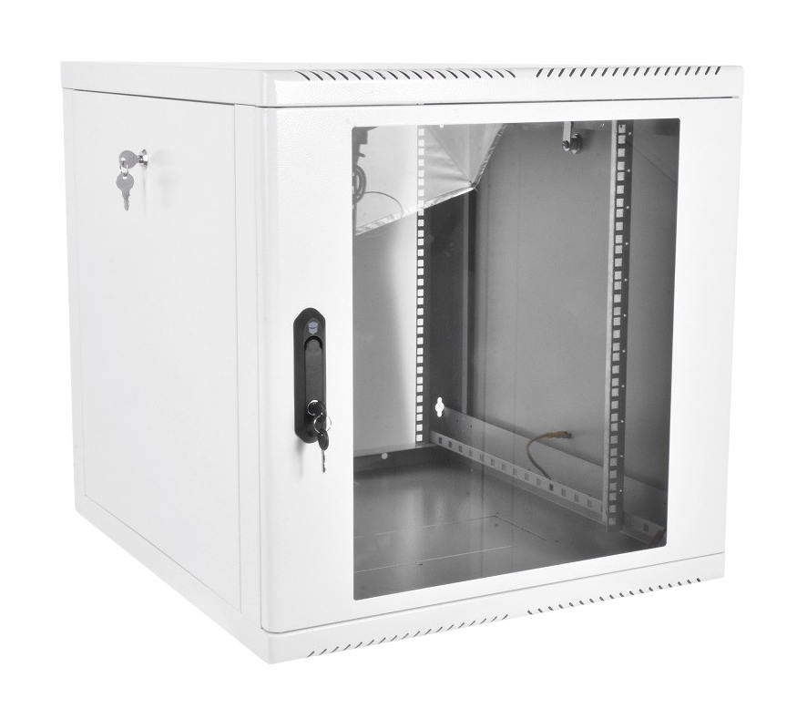 Шкаф телекоммуникационный настенный разборный 15U (600 × 650), съемные стенки, дверь стекло от ЦМО