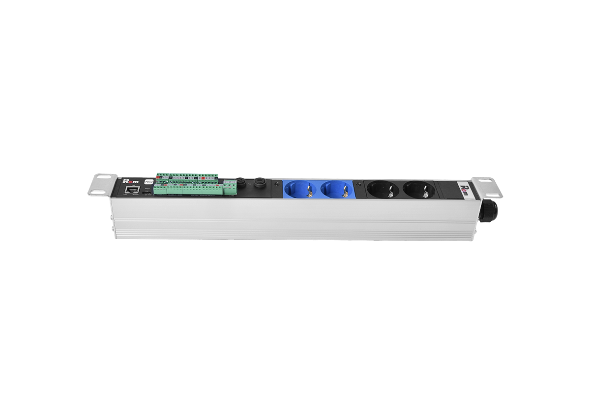 Гор блок розеток Rem-2MC, монит, управл, 1×32А, 2х2S, 19'', колодка