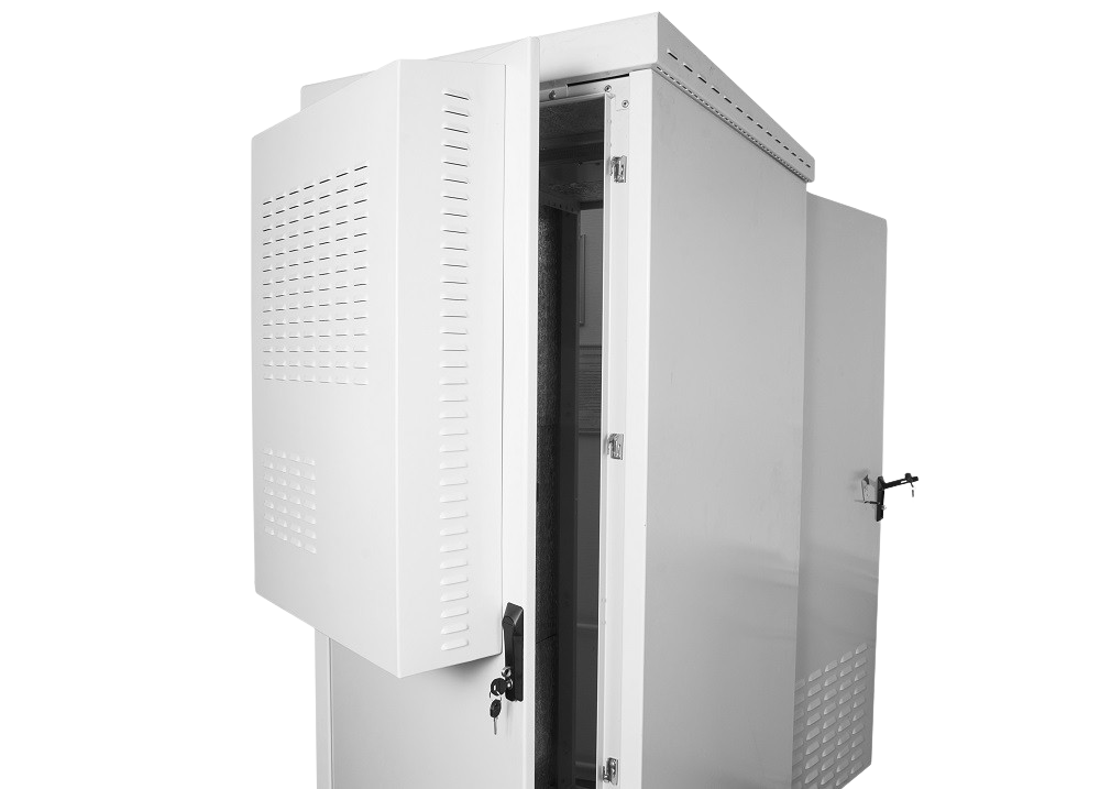 Шкаф всепогодный напольный 24U (Ш700 × Г900), комплектация ТК с контроллером MC3 и датчиками от ЦМО