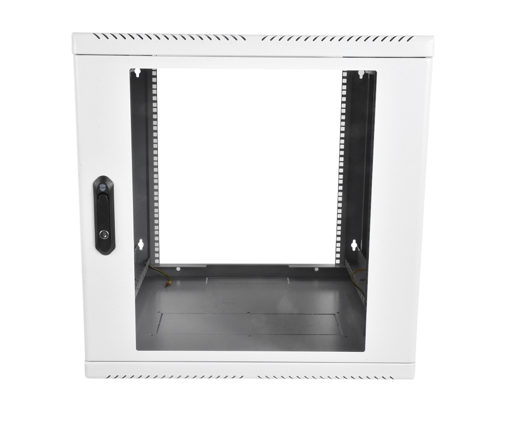 Шкаф телекоммуникационный настенный разборный 12U (600 × 650), съемные стенки, дверь стекло от ЦМО