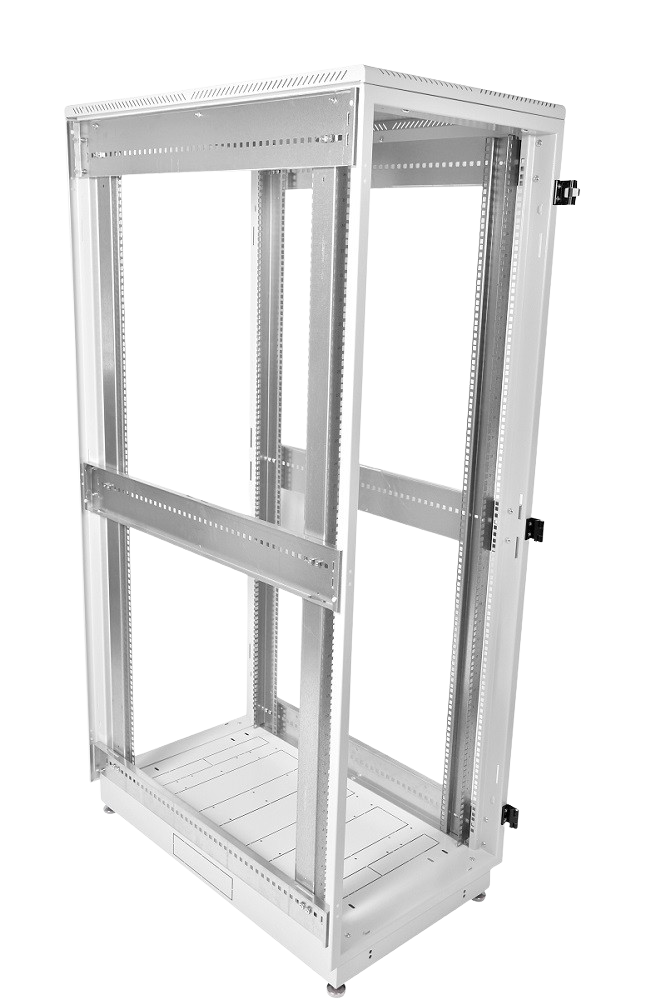Шкаф телекоммуникационный напольный 47U (600 × 1000) дверь металл от ЦМО