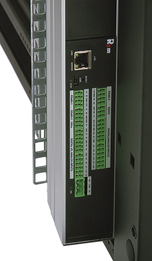 Верт блок розеток, мониторинг, измерение, 3 фазы 16А, 48C13, 1820 мм, вх IEC 309, шнур 3м от ЦМО