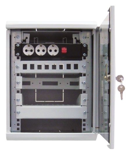 Шкаф телекоммуникационный настенный 10" 8U, (320 × 255) от ЦМО