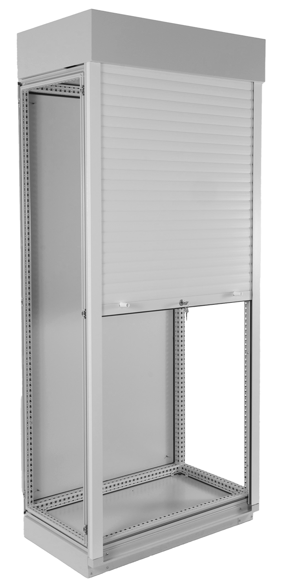 Корпус промышленного шкафа (В2200×Ш800×Г500) EMS, передняя дверь роллета/рольставни