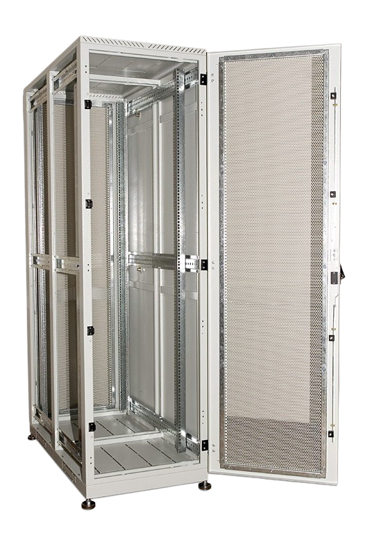 Шкаф серверный напольный 45U (600 × 1200) дверь перфорированная 2 шт. от ЦМО