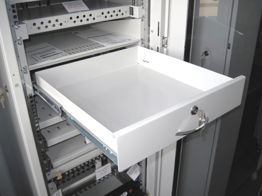 Полка (ящик) для документации 2U от ЦМО