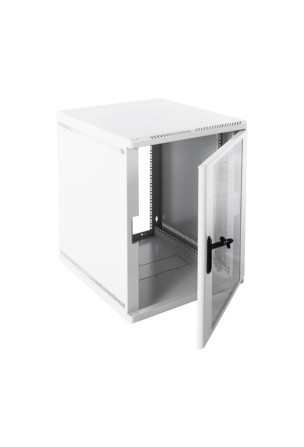 Шкаф телекоммуникационный настенный 12U (600 × 480) дверь стекло от ЦМО