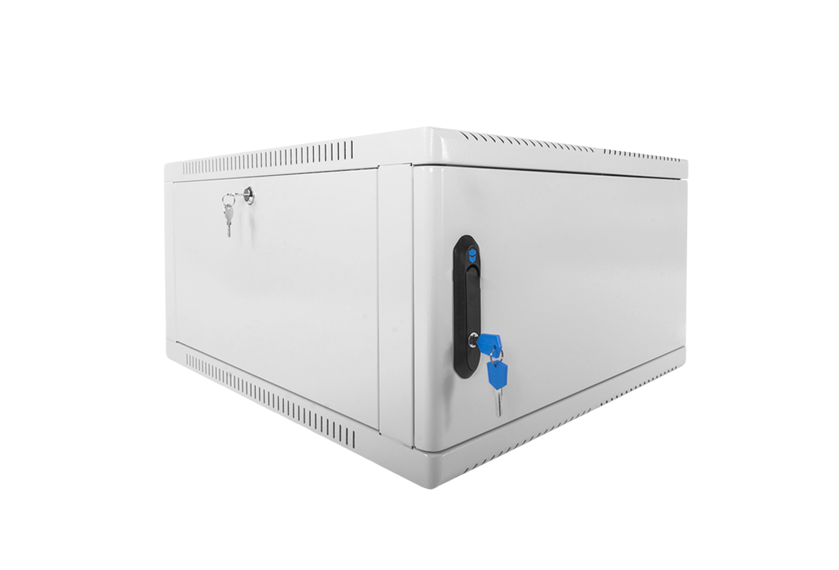 Шкаф телекоммуникационный настенный сварной 6U (600 × 660) съёмные стенки, дверь металл