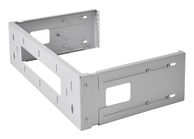  Кронштейн телекоммуникационный настенный 6U, регулируемая глубина 300-450 мм от ЦМО