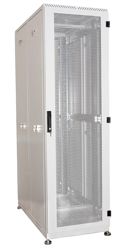 Шкаф серверный напольный 45U (600 × 1200) дверь перфорированная 2 шт.