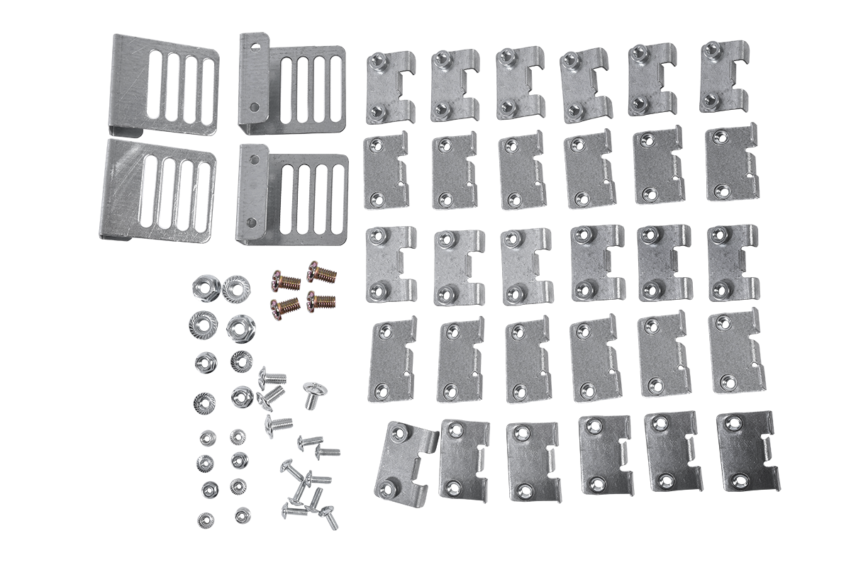 Комплект боковых монтажных панелей 19" (В800 × Г300) с уголками для крепления оборудования от ЦМО