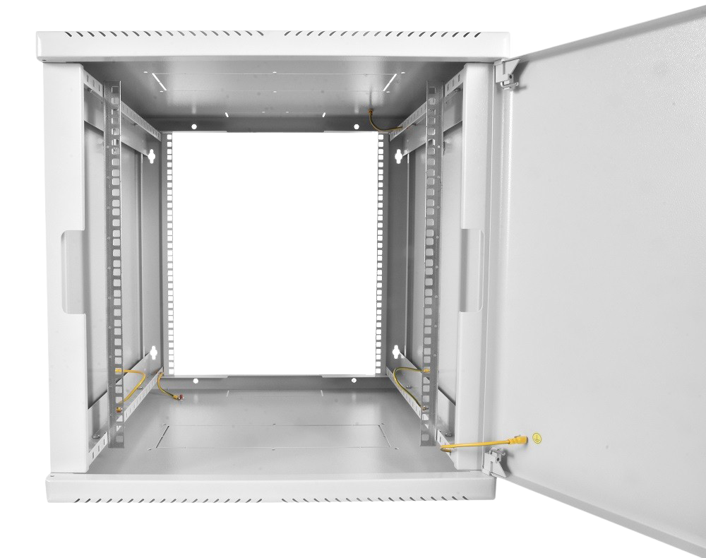 Шкаф телекоммуникационный настенный разборный 12U (600 × 520), съемные стенки, дверь металл от ЦМО