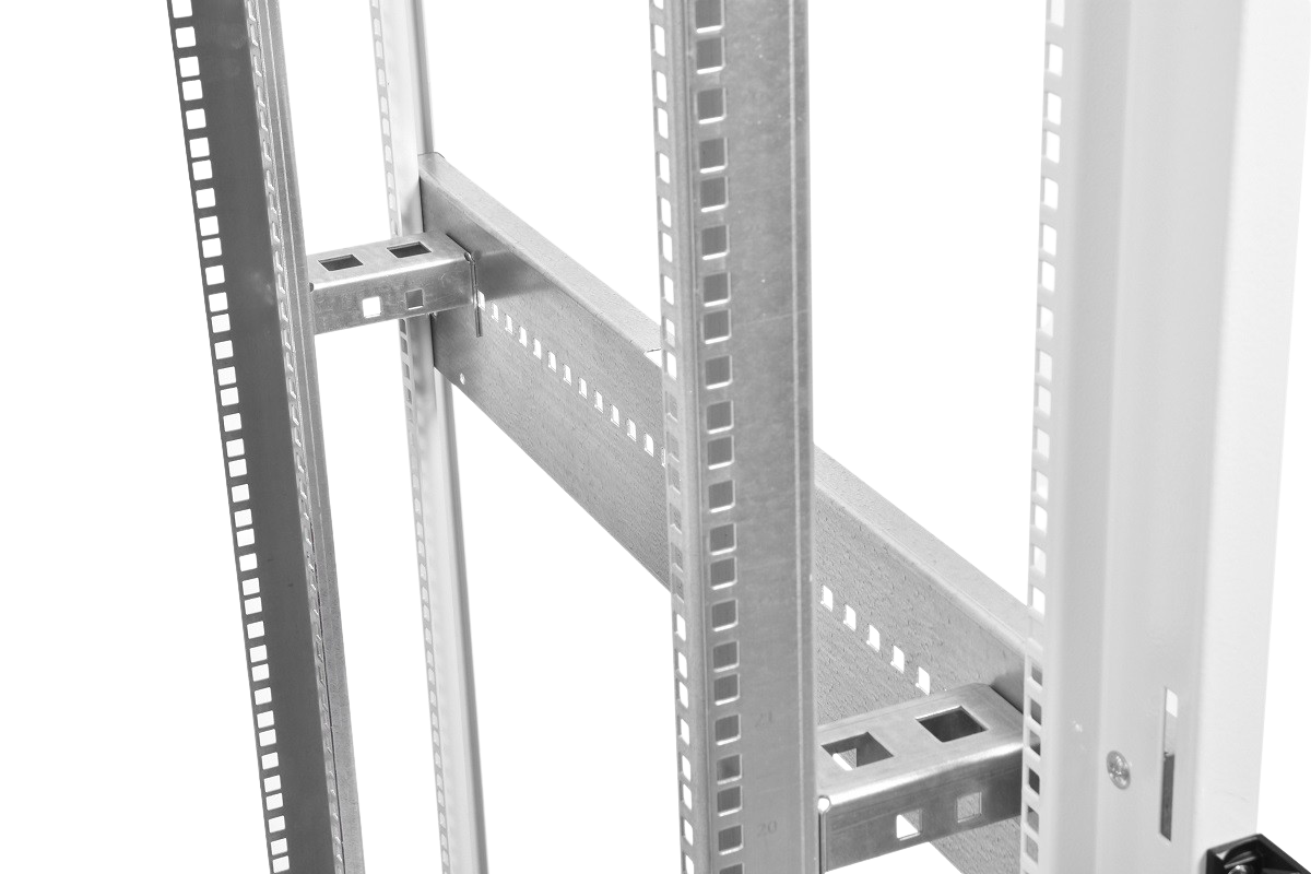 Шкаф телекоммуникационный напольный 47U (800 × 1000) дверь стекло, цвет чёрный от ЦМО