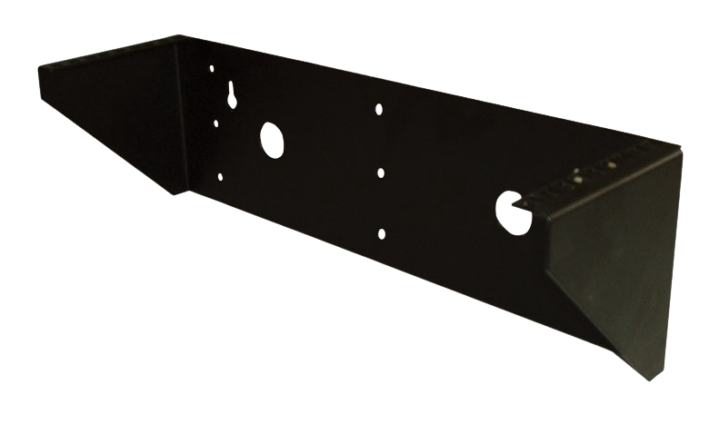 Кронштейн телекоммуникационный настенный вертикальный 4U, цвет черный от ЦМО