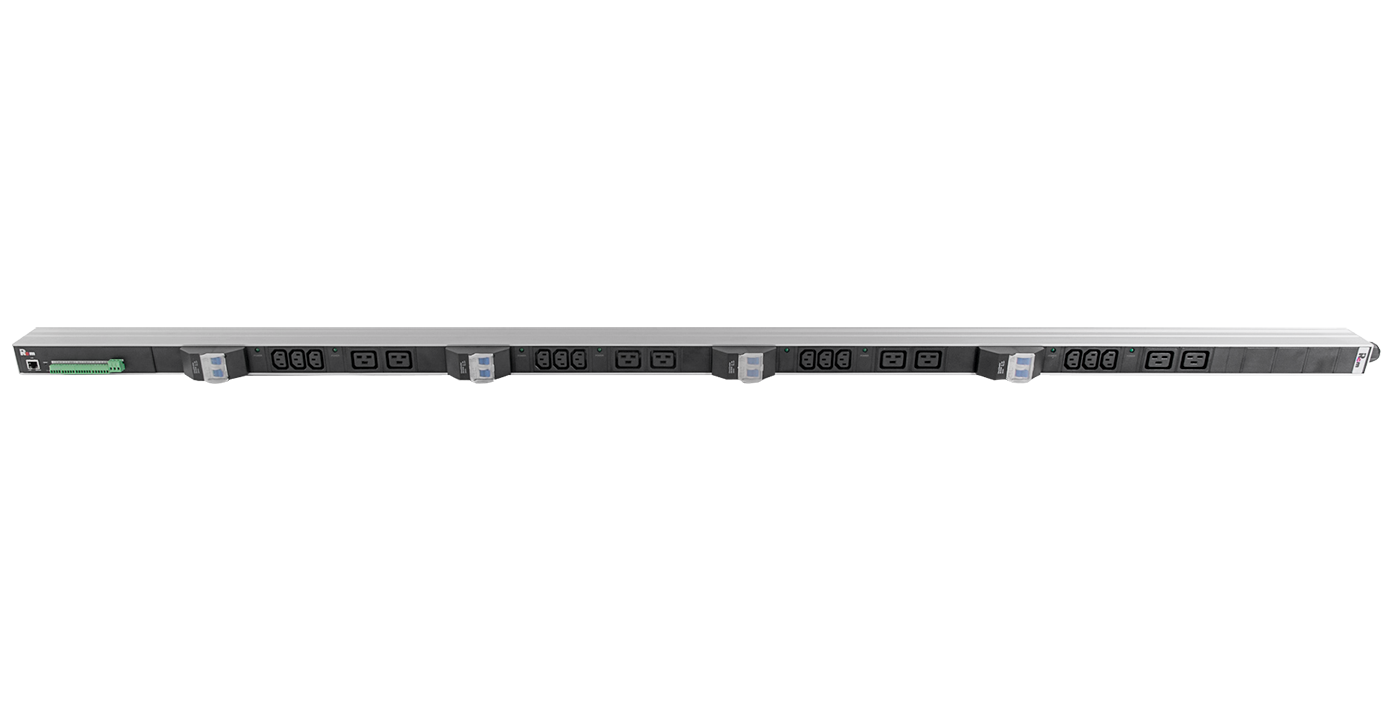 Верт блок розеток Rem-2MC, монит, управл, 1×32А, авт, 6×3C13, 4×2C19, 1820мм, колодка