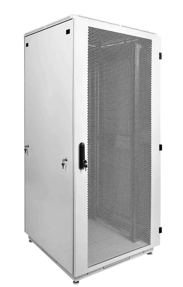 Шкаф телекоммуникационный напольный 38U (800 × 800) дверь перфорированная 2 шт. от ЦМО