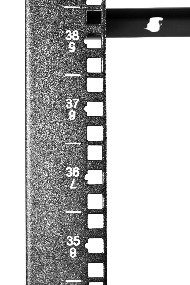 Стойка телекоммуникационная серверная 38U, глубина 1000 мм, цвет черный от ЦМО
