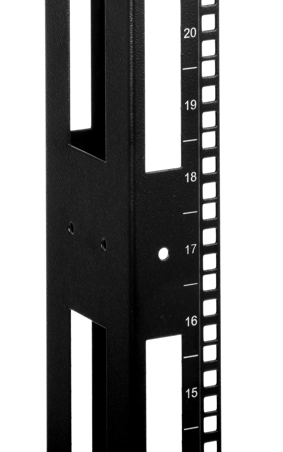 Стойка телекоммуникационная универсальная 42U однорамная, цвет черный от ЦМО