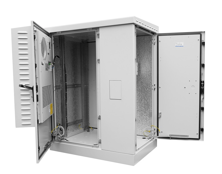 Шкаф всепогодный напольный укомплектованный 30U (Ш1000 × Г600) с эл. отсеком, комплектация ТК-IP55 от ЦМО
