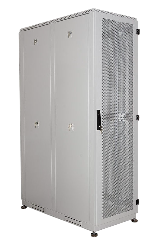 Шкаф серверный напольный 45U (600 × 1200) дверь перфорированная 2 шт. от ЦМО
