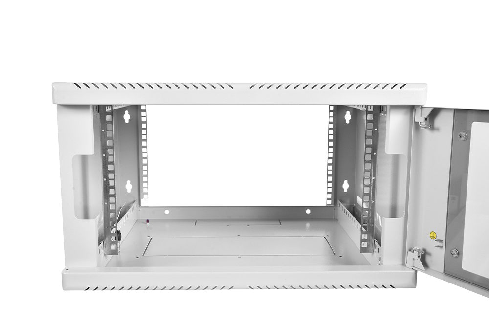 Шкаф телекоммуникационный настенный 6U (600 × 480) дверь стекло от ЦМО