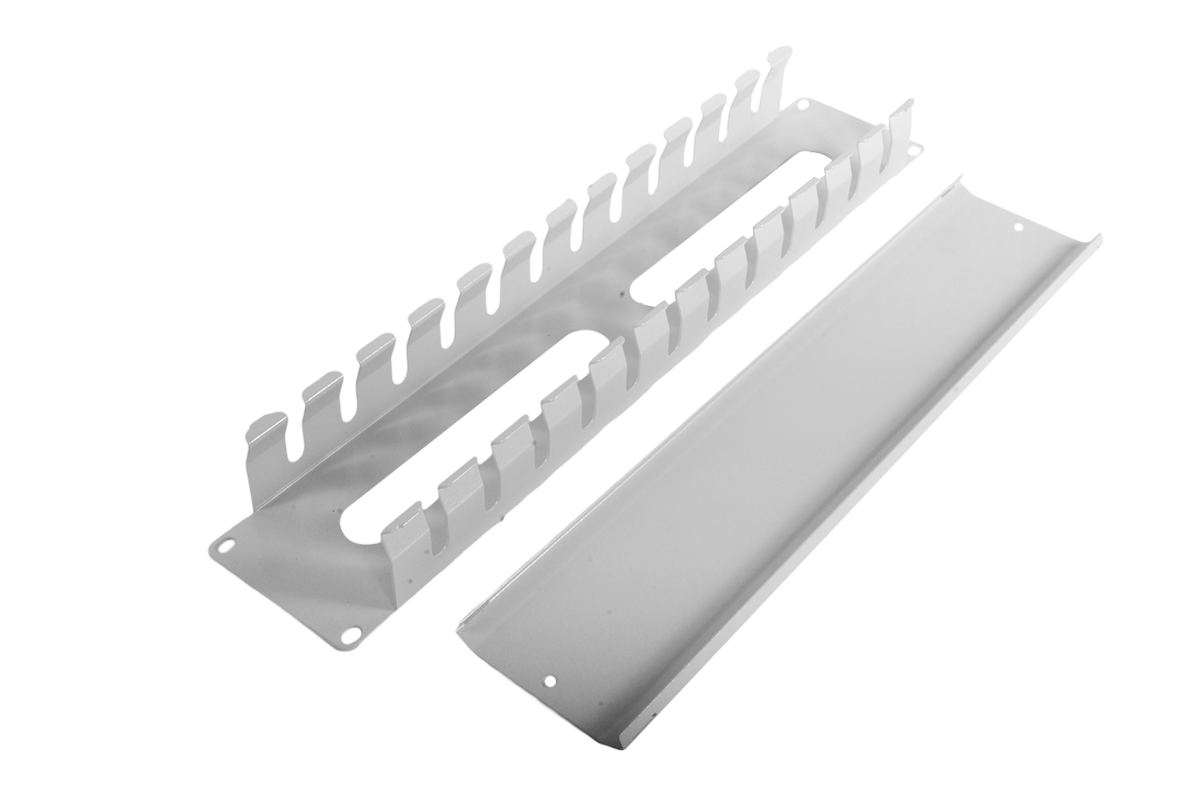  Горизонтальный кабельный органайзер 19" 2U с крышкой от ЦМО