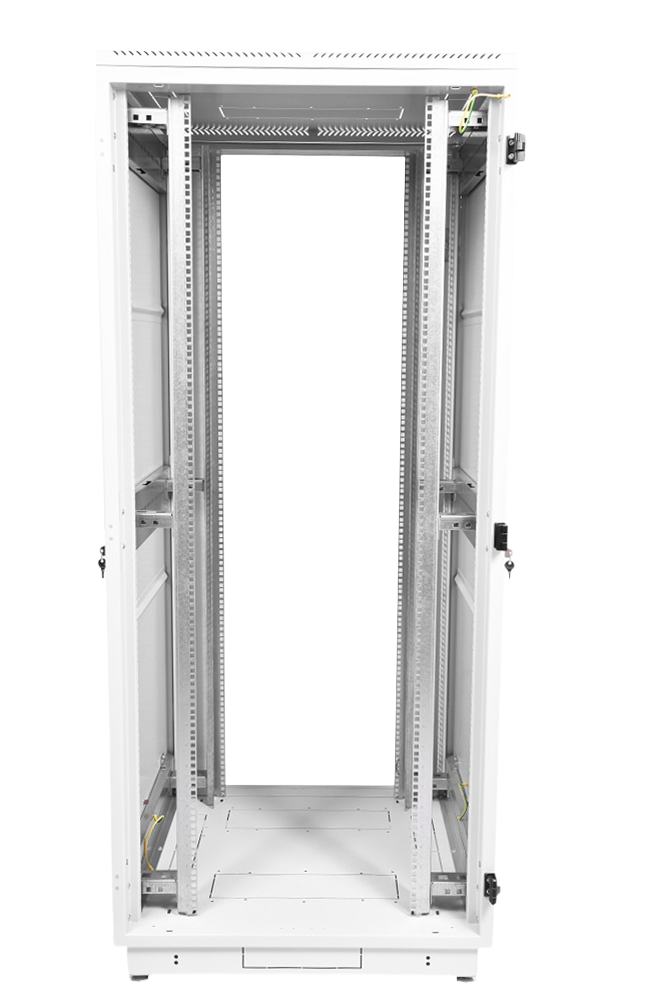 Шкаф телекоммуникационный напольный 47U (800 × 800) дверь перфорированная 2 шт. от ЦМО