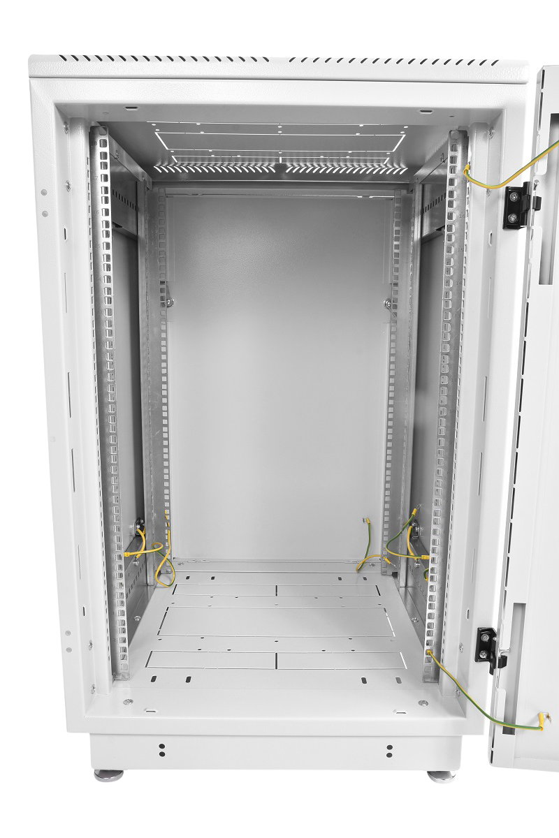 Шкаф телекоммуникационный напольный 22U (600 × 800) дверь стекло от ЦМО
