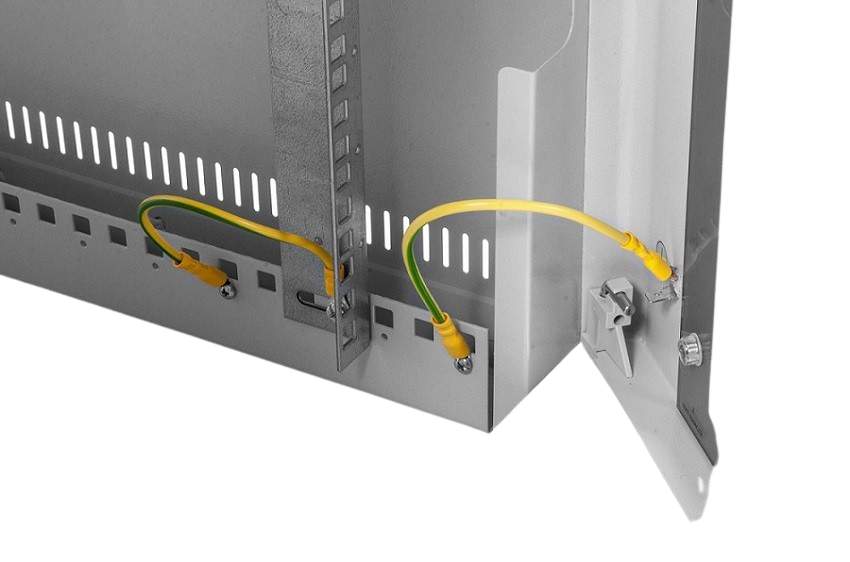 Шкаф телекоммуникационный настенный 6U (600 × 300) дверь стекло от ЦМО