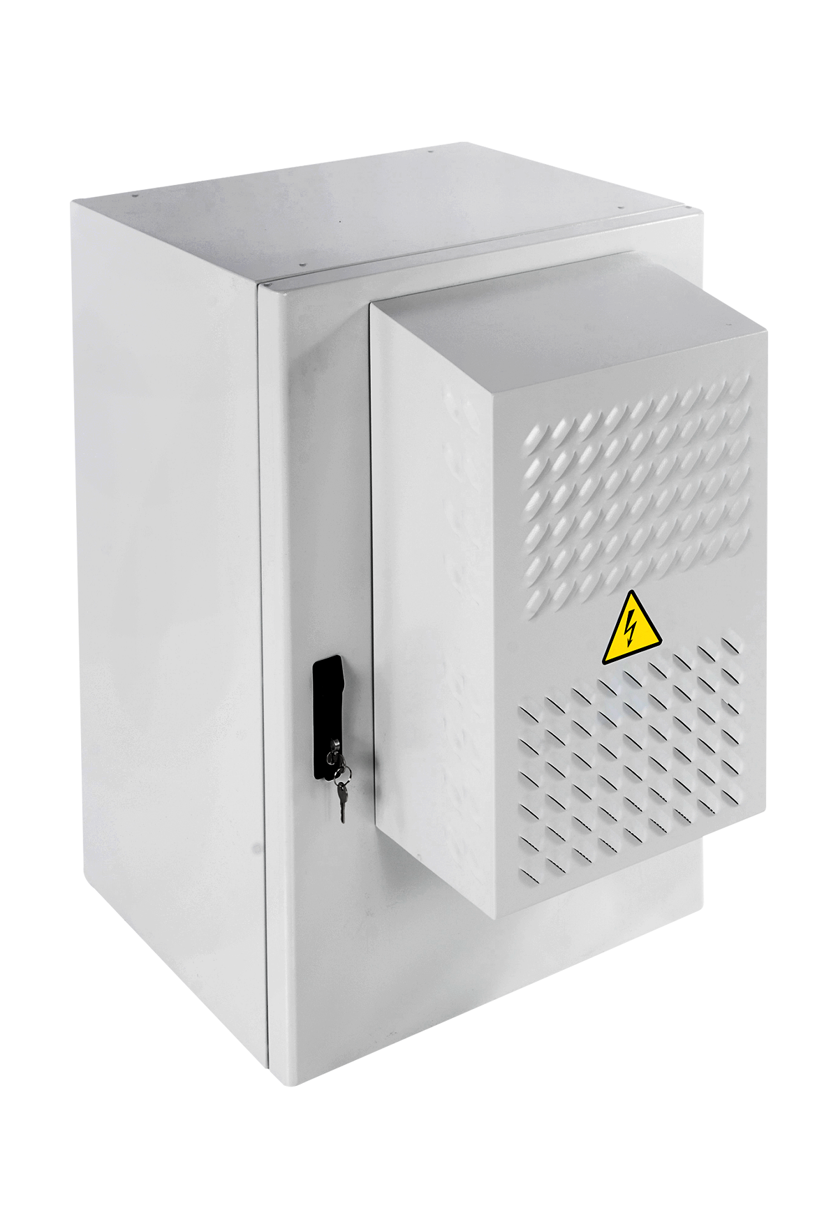 Шкаф всепогодный настенный 18U (Ш600 × Г500), комплектация ТК с контроллером MC3 и датчиками от ЦМО