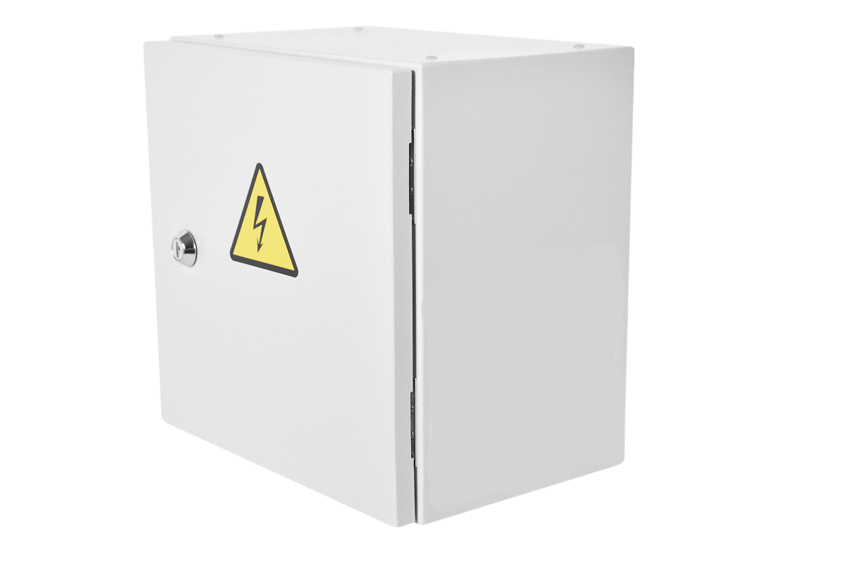 Шкаф ЭКОНОМ уличный всепогодный настенный укомплектованный (В400 × Ш400 × Г210),комплектация T2-IP66 от ЦМО