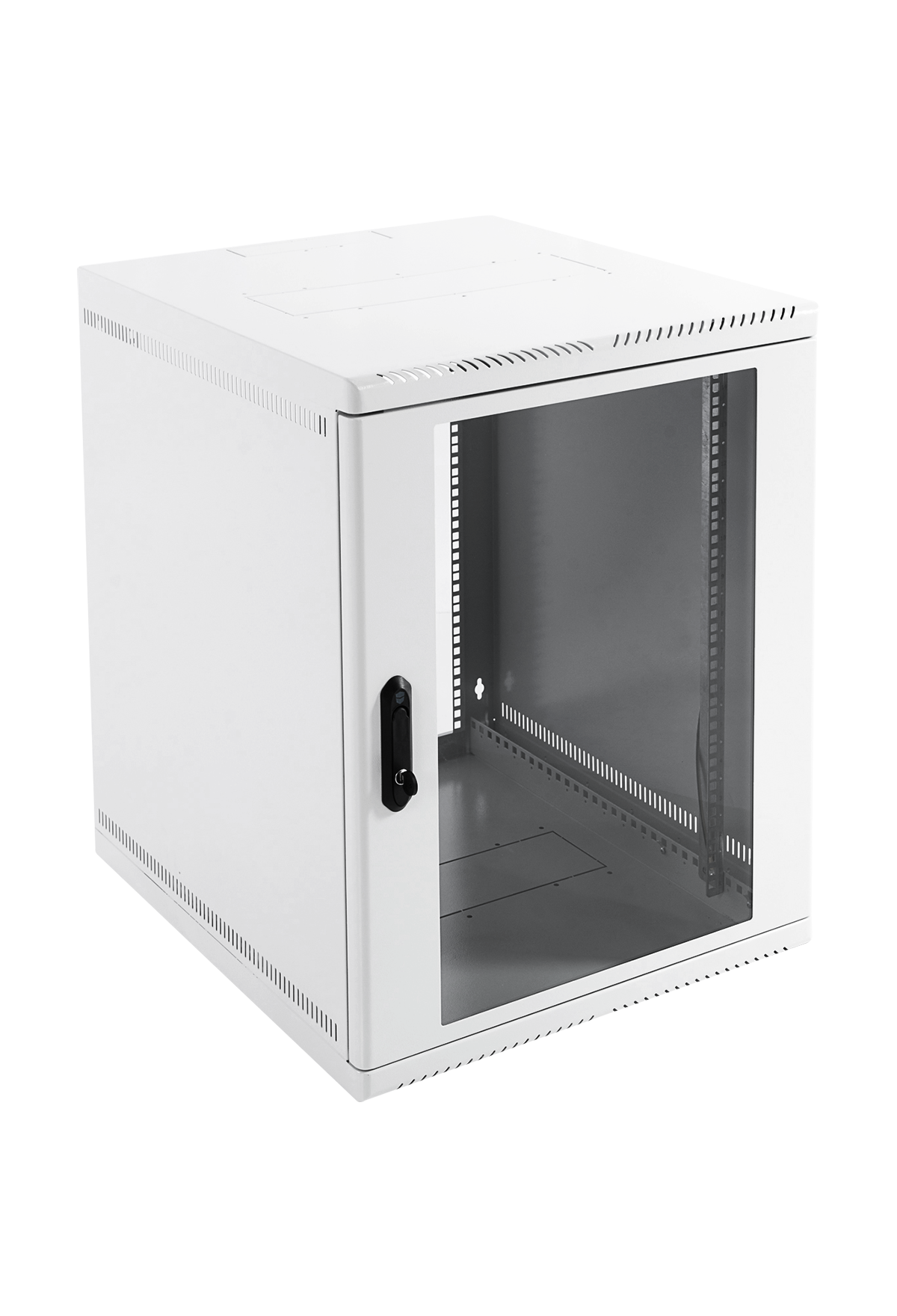 Шкаф телекоммуникационный настенный 15U (600 × 650) дверь стекло от ЦМО