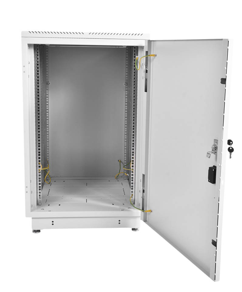 Шкаф телекоммуникационный напольный 18U (600 × 800) дверь металл от ЦМО